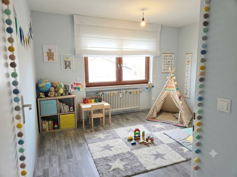 Kinderzimmer - Virtuell eingerichtet
