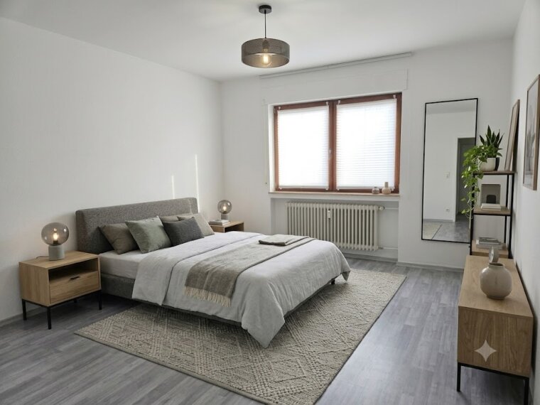 Schlafzimmer - Virtuell eingerichtet