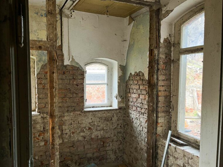 Treppenabsatz-Kammer