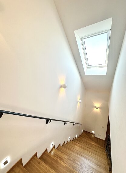 Treppe zum 1. Obergeschoss