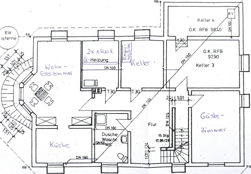 Grundriss Untergeschoss
