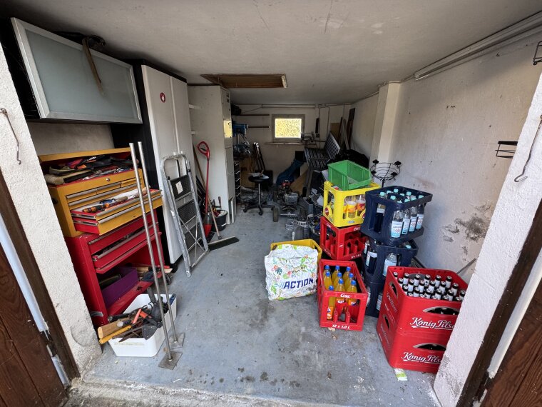 Garage von innen