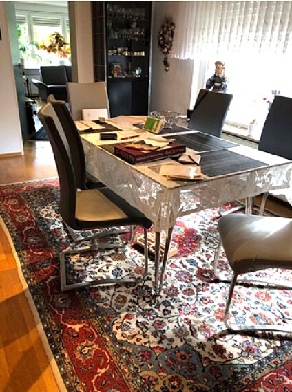 Essbereich Zugang Wohnzimmer