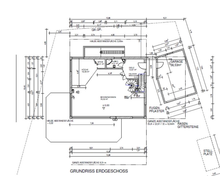 Grundriss Erdgeschoss
