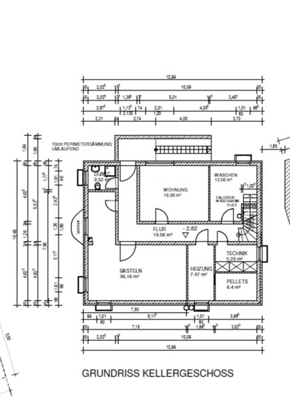Grundriss Kellergeschoss
