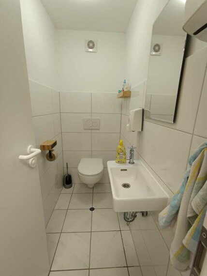 WC im Untergeschoss