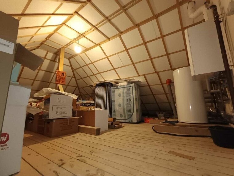 Gas-Heizung im Dachgeschoss