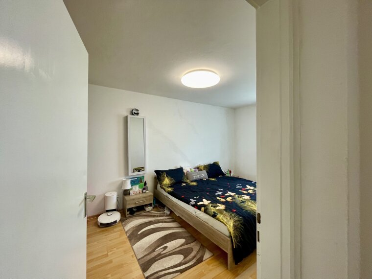 Blick ins Schalfzimmer