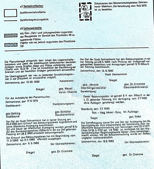 Bebauungsplan 156 Teil 2