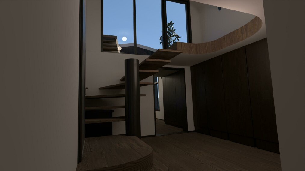 3D-Modell des Ausbaus