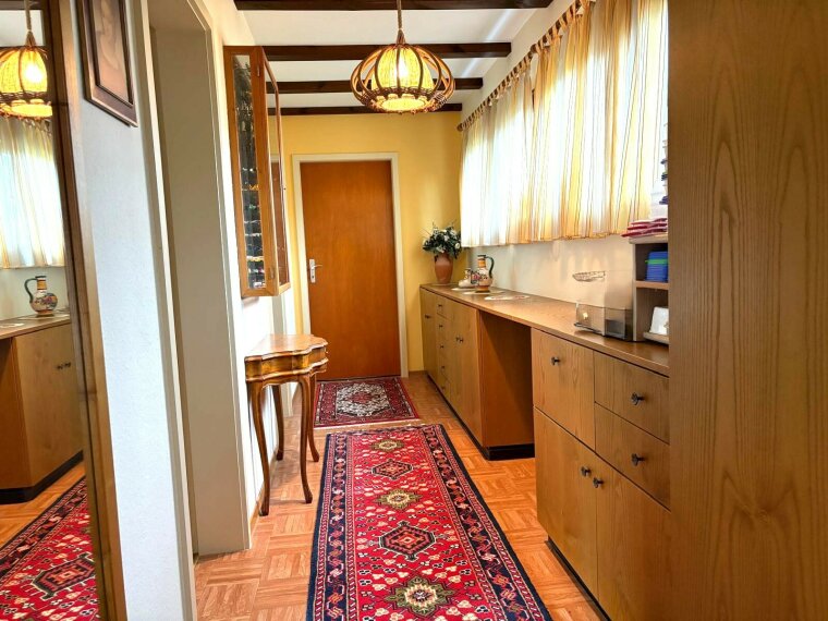 Flur zu den Schlafräumen