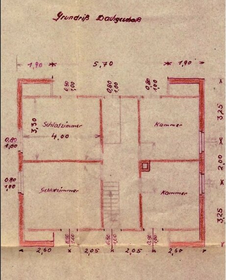 Grundriss Dachgeschoss