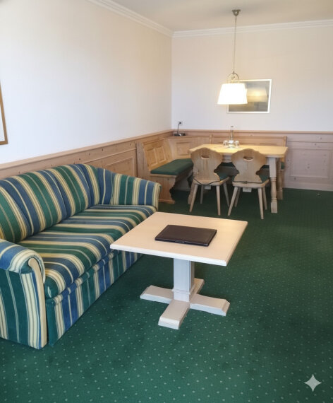 Wohnzimmer mit Essecke