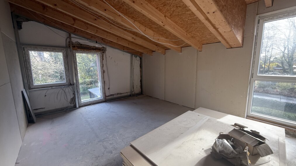 Wohnung - Rohbau - Schlafraum 1