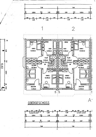 Grundriss Obergeschoss