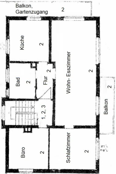 Grundriss Obergeschoss