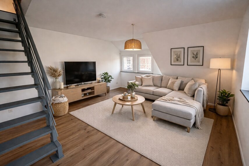 OG-Wohnung Wohnzimmer