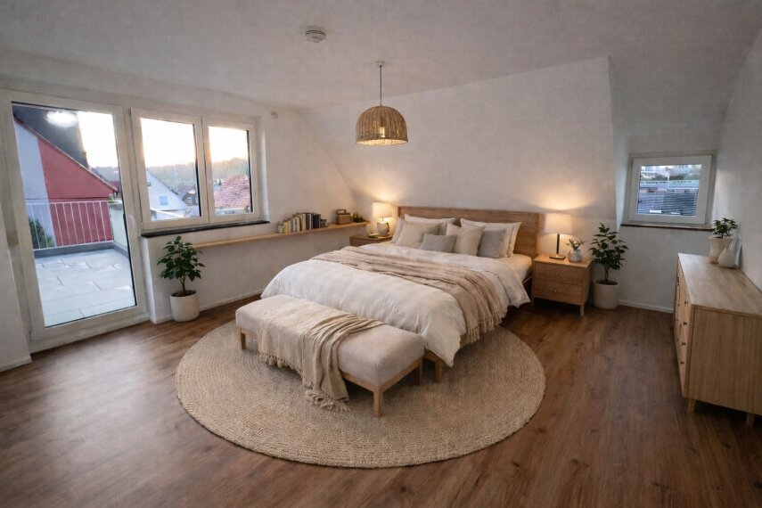 OG-Wohnung Schlafzimmer