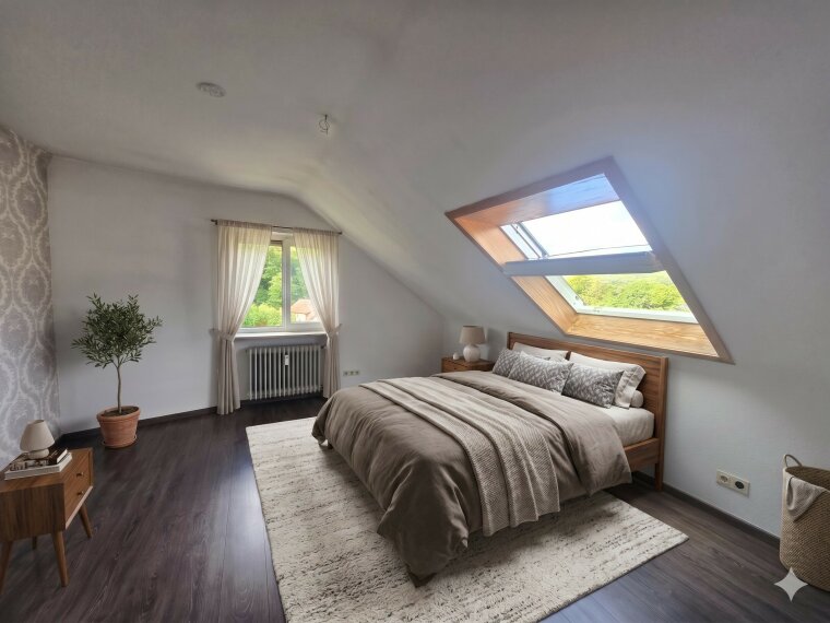Schlafzimmer - Virtuell eingerichtet