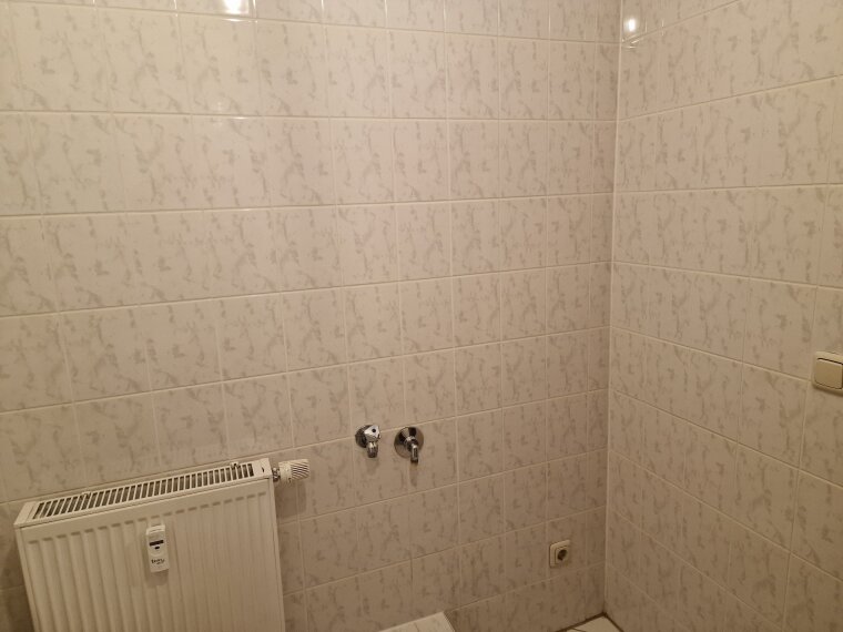 Waschmaschinenanschluss im Bad