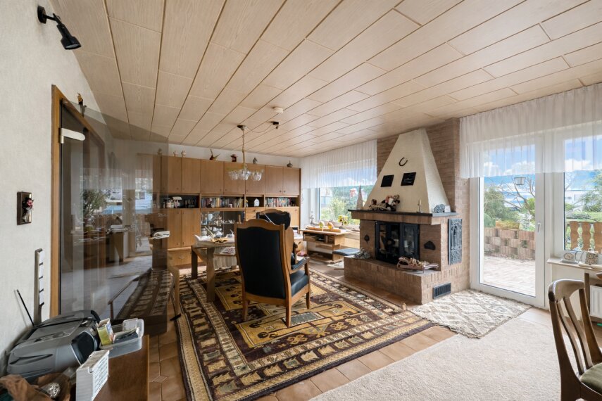 EG Wohnbereich mit Kamin