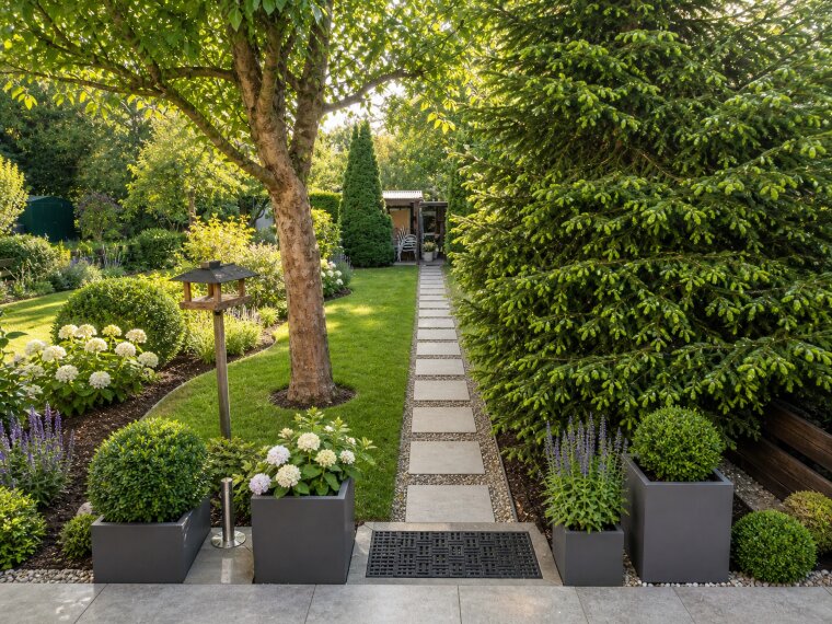 KI Ansicht Garten