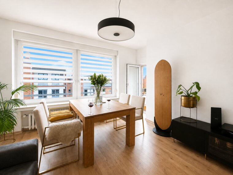 Wohnbereich mit Balkon