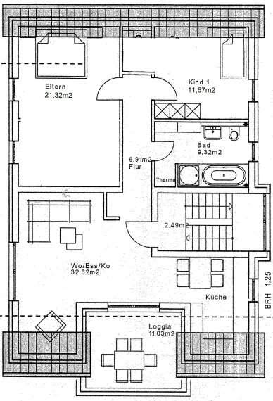 Grundriss Obergeschoss