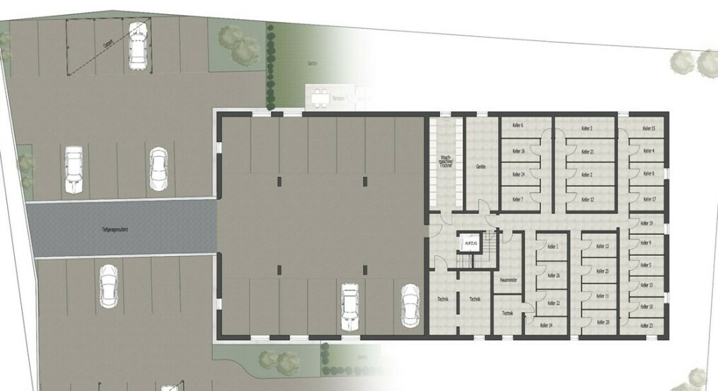 Grundriss Kellergeschoss