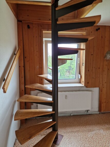 Wendeltreppe zu Zimmer 4