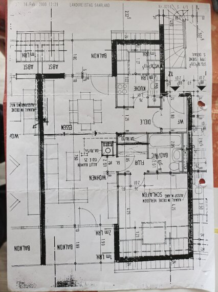 Grundriss Wohnung