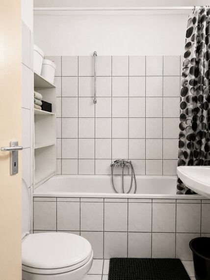 innenliegendes Badezimmer