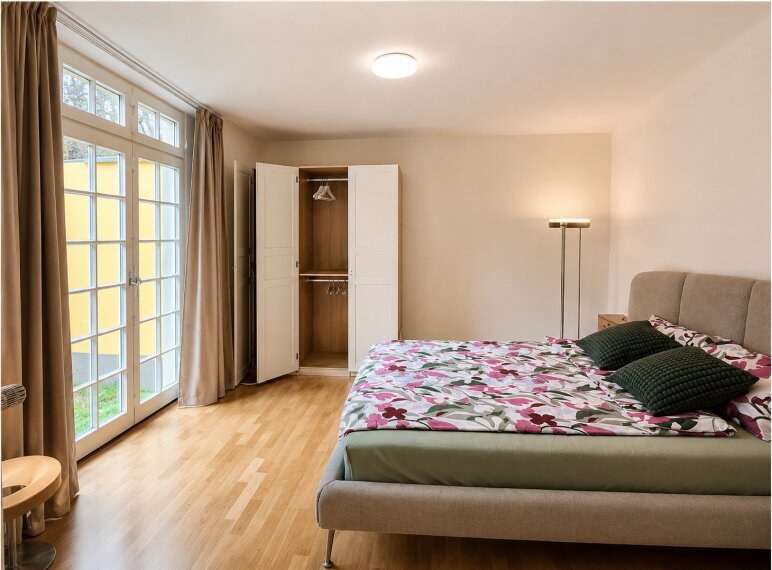 helles Schlafzimmer