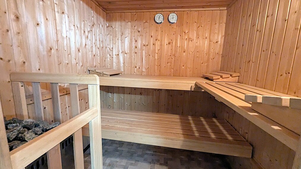 Die einladende Sauna
