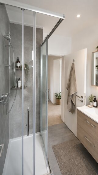 Badezimmer -virtueller Staging