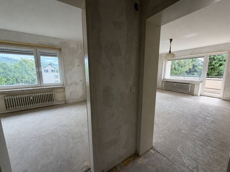 Schlafzimmer und Wohnzimmer