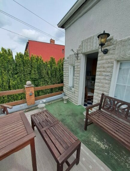 Dachterrasse -Zugang über die Küche