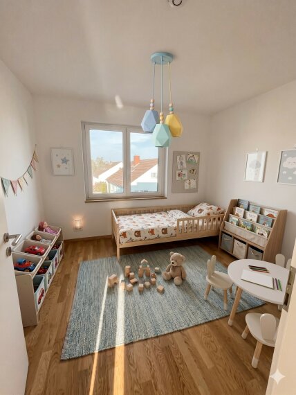 Kinderzimmer- Virtuell eingerichtet