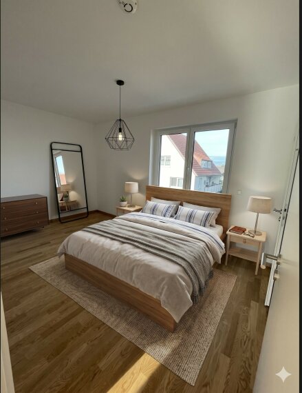 Schlafzimmer - Virtuell eingerichtet