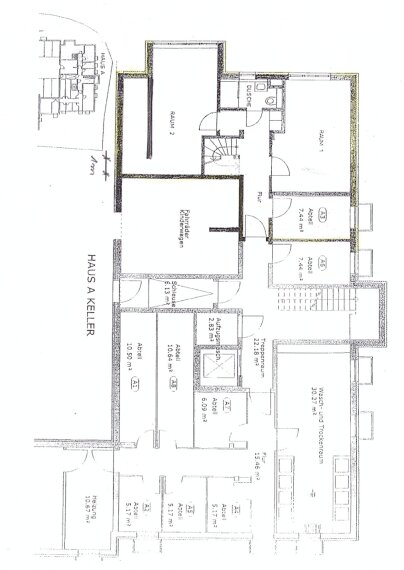 Grundriss Untergeschoss 