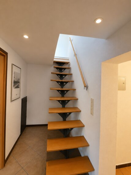 Treppe elegant gelöst