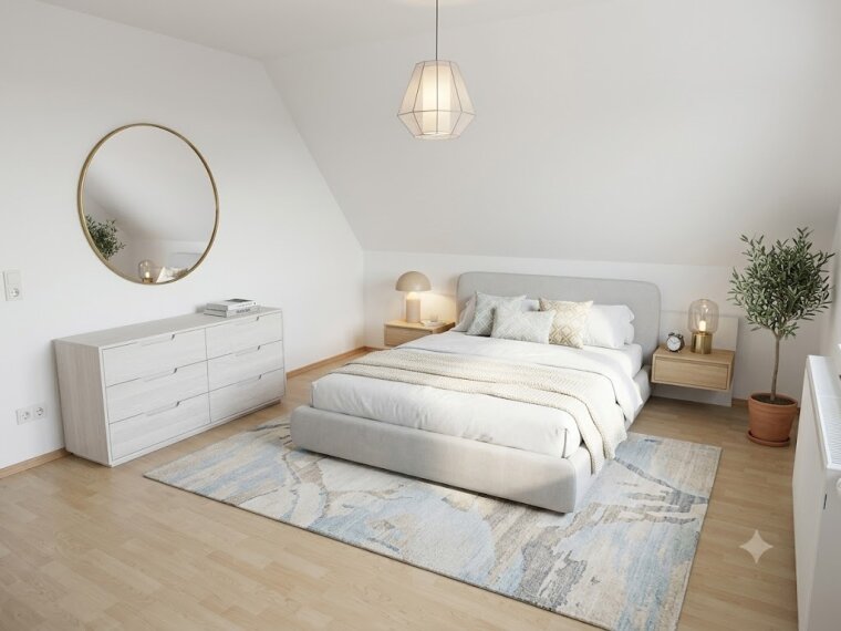 Schlafzimmer - Virtuell eingerichtet