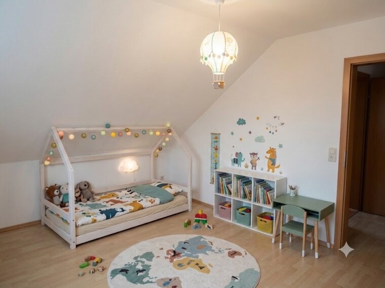 Kinderzimmer - Virtuell eingerichtet